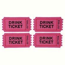Load image into Gallery viewer, Drink Ticket Cocktail Napkins - Set of 4