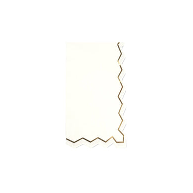 Gold Foil Edge Celebration Chic Guest Towels