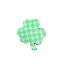 Load image into Gallery viewer, Checkered Shamrock Paper Napkin