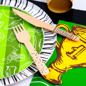 Radiance Black Dinner Paper Plates