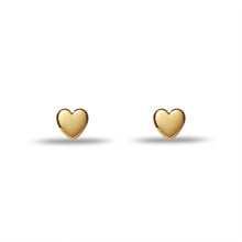 Load image into Gallery viewer, GOLD MINI HEART STUD EARRINGS