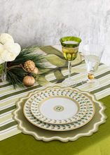 Load image into Gallery viewer, Green Stripe Paper Table Runner