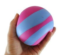 Load image into Gallery viewer, Jumbo 4" Boxed Striped Soft Doh Stress Ball - Squishy - Assorted Colors
