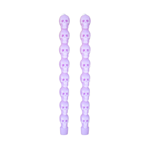 Stacking Skull Taper Candle Set