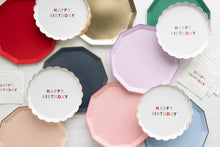 Load image into Gallery viewer, BLANC WHITE SIGNATURE HAPPY BIRTHDAY SMALL PLATE