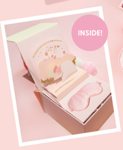 Load image into Gallery viewer, Visions of Sugarplums Bath Balm &amp; Eye Mask Set