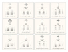 Load image into Gallery viewer, 2026 Cross Calendar with Easel