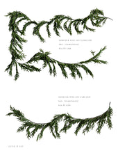 Load image into Gallery viewer, Norfolk Pine Christmas Garland Real Touch By Luxe B Co. 6ft