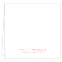 Load image into Gallery viewer, Pink Party Hat Folded Enclosure Card Set with Envelopes