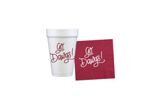 Load image into Gallery viewer, Go Dawgs! | Maroon Foam Cups