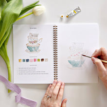Load image into Gallery viewer, Spring watercolor workbook