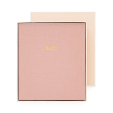 Load image into Gallery viewer, Baby Book, Rose Linen: Rose Linen Scatter Dot