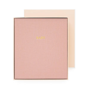 Baby Book, Rose Linen: Rose Linen Scatter Dot