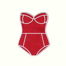 Load image into Gallery viewer, Red Swimsuit Cocktail Napkins - Set of 4