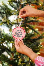 Load image into Gallery viewer, Needlepoint Ornament - This Is My Circus