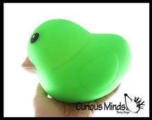 Load image into Gallery viewer, 1 Jumbo Doh Filled Ducky - Rubber Duck Shaped Stress Squishy
