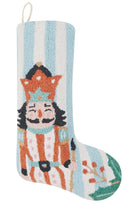 Load image into Gallery viewer, Holly Stripe Nutcracker Stocking