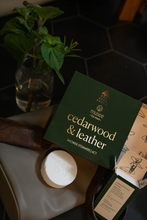 Load image into Gallery viewer, Cedarwood &amp; Leather Shower Steamers