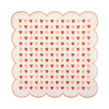 Load image into Gallery viewer, Heart scalloped Square Plate
