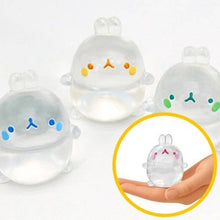 Load image into Gallery viewer, Molang Clear Mochi Squishy Figure Fidget Toy