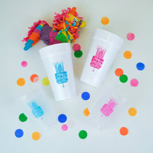 Load image into Gallery viewer, Pink Birthday Foam Cup