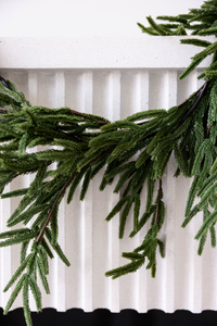 Norfolk Pine Christmas Garland Real Touch By Luxe B Co. 6ft