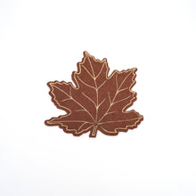 Load image into Gallery viewer, Die Cut Autumn Leaf Shaped Beverage Napkin