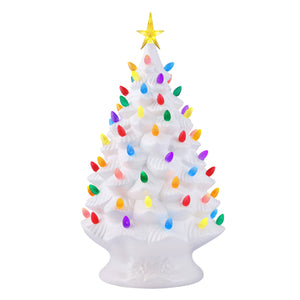 24" Nostalgic Tree - White