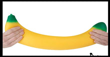 Load image into Gallery viewer, 1 Jumbo Doh Banana Fruit Soft Fluff- Filled Squeeze Squishy