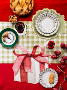 Beautiful Gift Paper Placemat - Red Bow