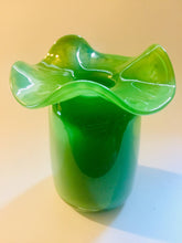 Load image into Gallery viewer, Ruffle Bud vase: Pink / Blown Glass / 5”x4”