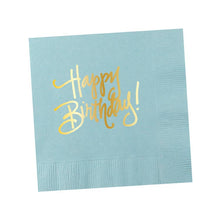 Load image into Gallery viewer, Happy Birthday! Napkins: Hot Pink