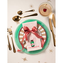 Load image into Gallery viewer, Embroidered Celebrate Napkins in Soft Pink