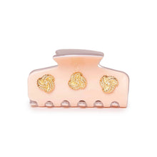 Load image into Gallery viewer, OATMEAL HICKORY MINI KNOT CLAW CLIP