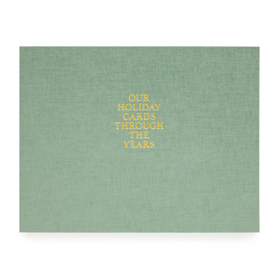 Holiday Card Book - Sage