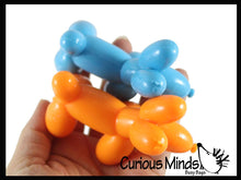 Load image into Gallery viewer, 1 Mini Balloon Dog Doh Filled Stress Ball - assorted colors