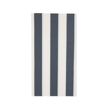 Load image into Gallery viewer, MIDNIGHT BLUE CABANA STRIPE GUEST TOWELS