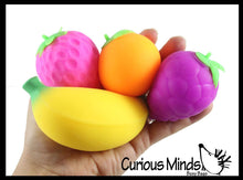 Load image into Gallery viewer, 1 Fruit Soft Fluff-Creamy Doh Filled Squeeze Stress Ball Toy