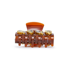 Load image into Gallery viewer, RUST MINI CRYSTAL CLAW CLIP