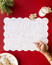 Load image into Gallery viewer, Christmas Coloring Activity Placemat