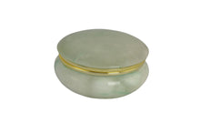 Load image into Gallery viewer, Round Green Alabaster Trinket Box