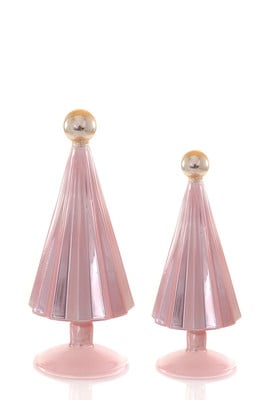 Pleated Tree - Light Pink Gold