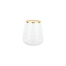 Load image into Gallery viewer, Francesca Gold Glassware