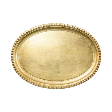 Florentine Gold Small Oval Tray