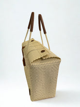 Load image into Gallery viewer, Closed Basket Jumbo Woven Bag