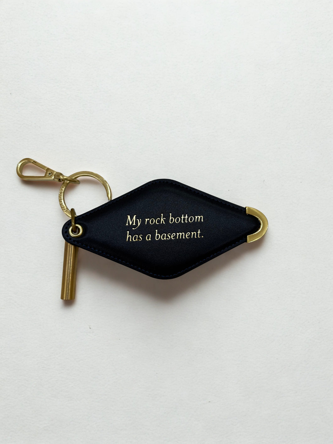 Key Fob - My Rock Bottom Has A Basement