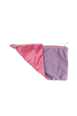 Bam Bird Velvet Tile Bag (lavender)