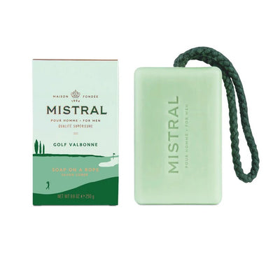 Mistral Men's Bar Soap Rope - Golf Valbonne