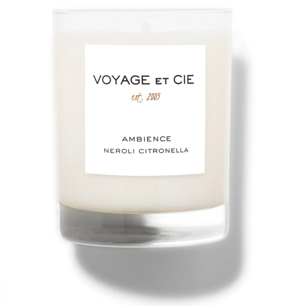 French Cut Vase - Tapered Candle - Neroli Citronella