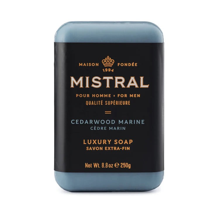 Mistral Bar Soap - Cedarwood Marine